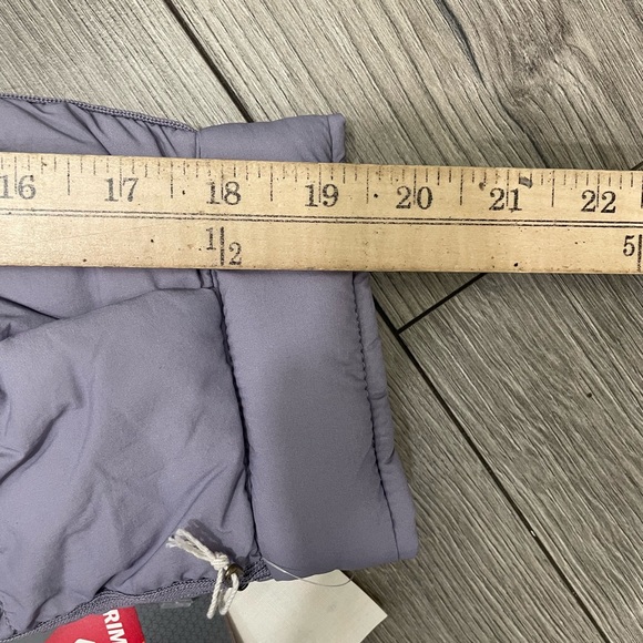 Free People Pippa Printed Packable‎ Puffer Jacket Steel Peach Combo Large - Picture 8 of 12